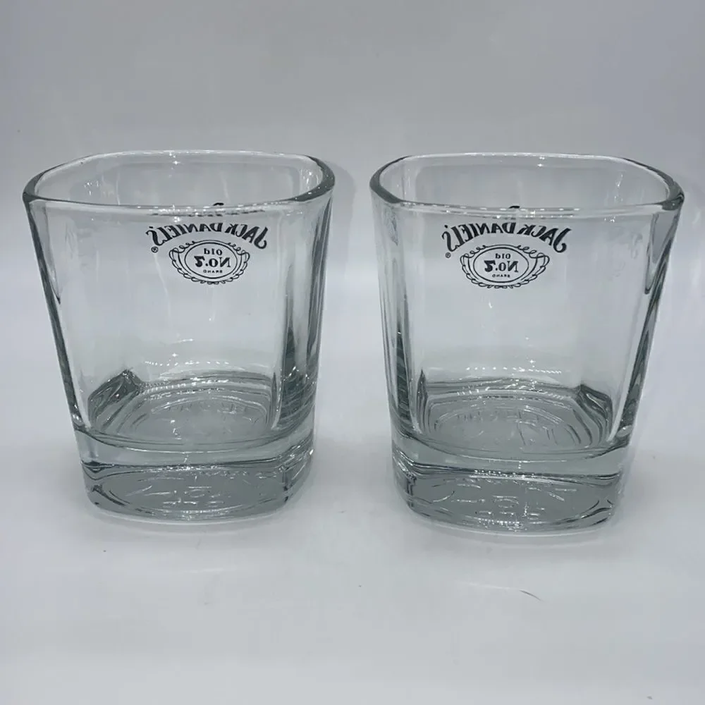 Jack Daniels Glass Whiskey Glasses Set of 2